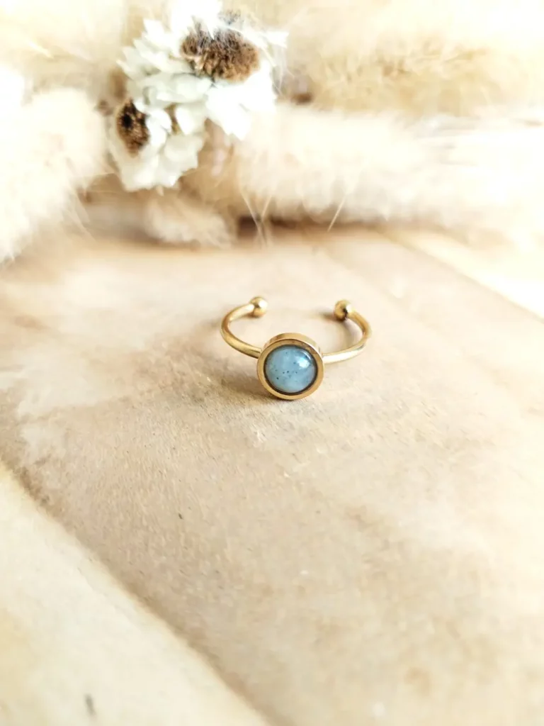 Bague labradorite