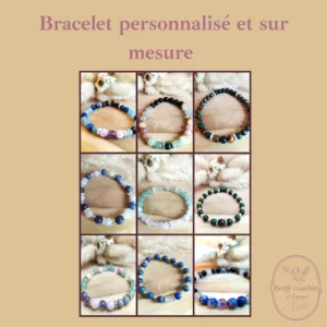 création de bracelet en pierres naturelles personnalisé et sur mesure