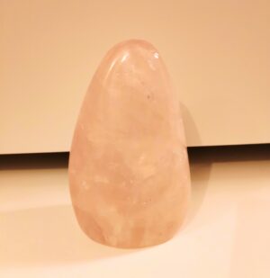 Oeuf de quartz rose - Pierre naturelle de quartz rose forme libre