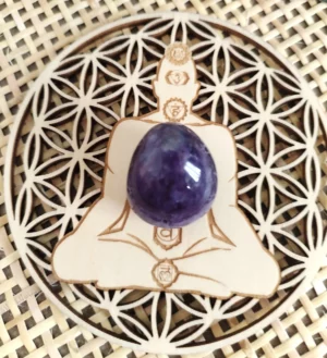 améthyste en pierre roulée
