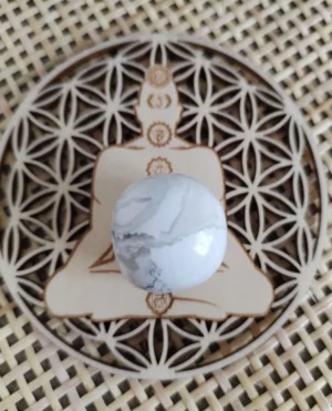 Howlite pierre roulée