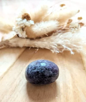 Lépidolite pierre roulée 3–4 cm – Qualité A – Pierre naturelle de lithothérapie