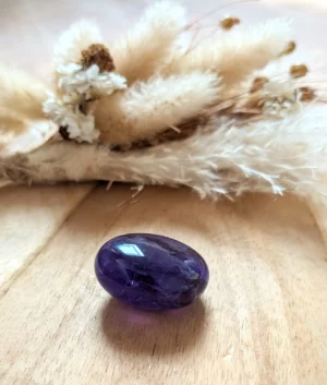 Améthyste pierre roulée – Qualité AA, Brésil – Pierre naturelle de lithothérapie