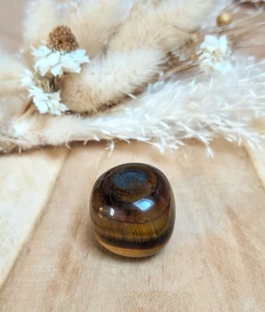Œil de tigre pierre roulée 3–4 cm – Qualité A – Pierre naturelle de lithothérapie