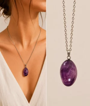 Pendentif en améthyste