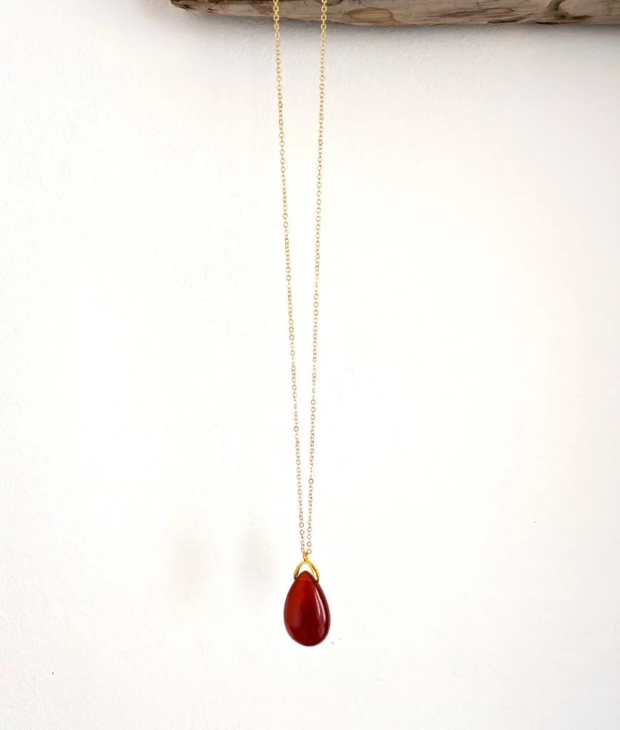 collier cornaline
